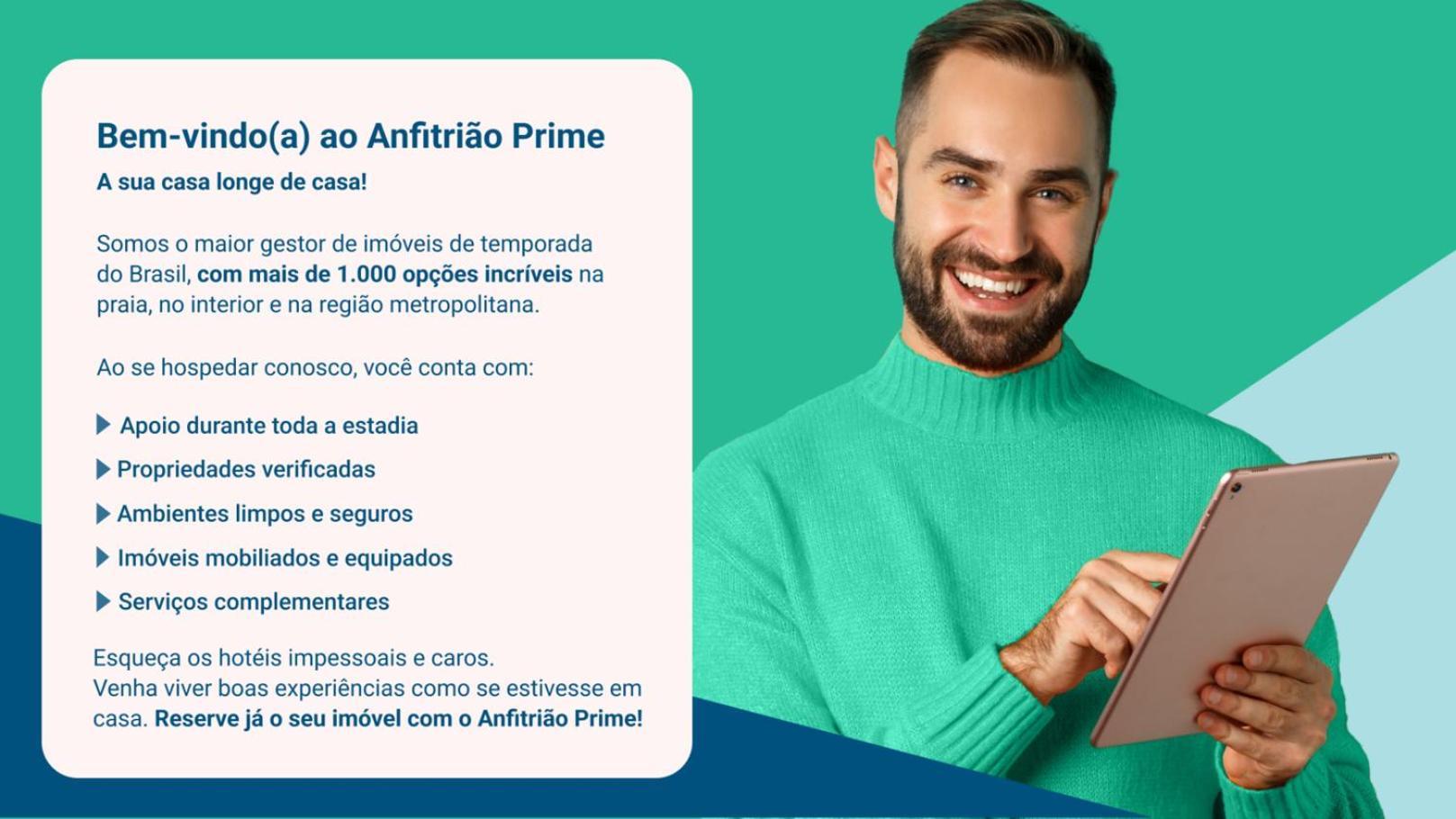 Otimo Apto Com Wi-fi A 350m Da De Copacabana Apartemen Rio de Janeiro